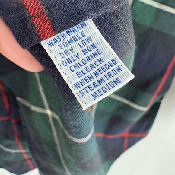 Ralph Lauren Shirt Mens Large Tartan Plaid Flannel Button Down Polo Golf Crest - Picture 6 of 9